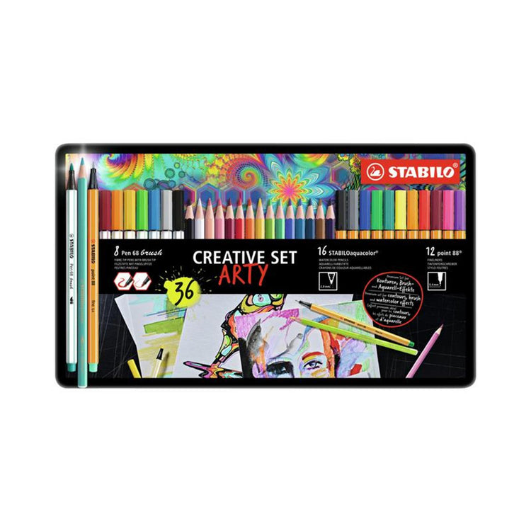 Coffret créatif arty Stabilo 36 couleurs