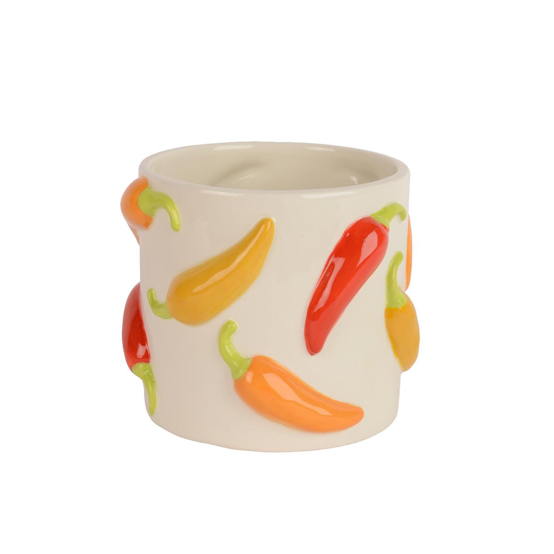 Pot de fleur Decoris poivre dolomite ø14,5xh13cm