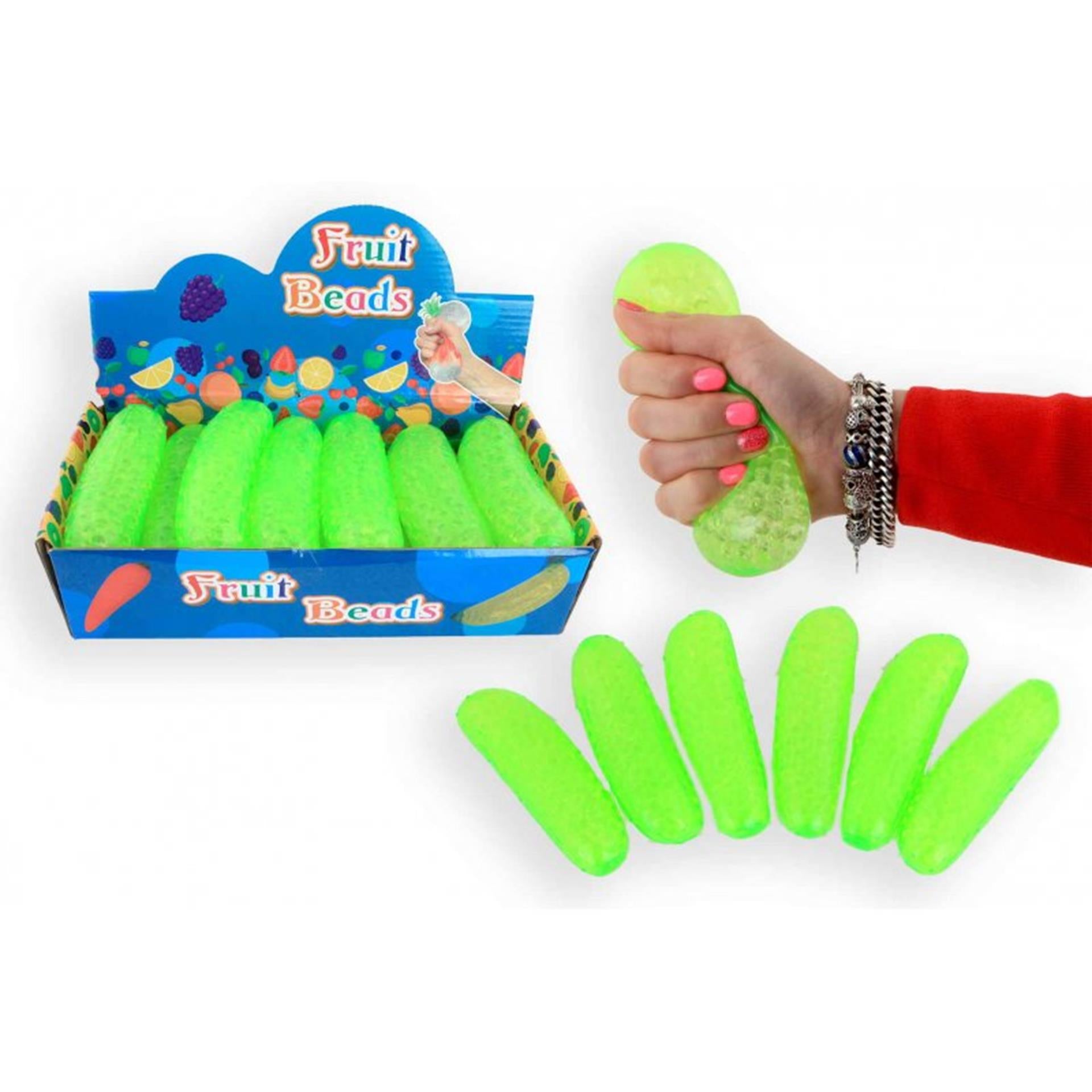 Perles de fruits boule anti-stress concombre 14cm