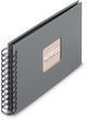 Hama album photo spirale - fine art - 24x17 - 50 pages - gris pierre