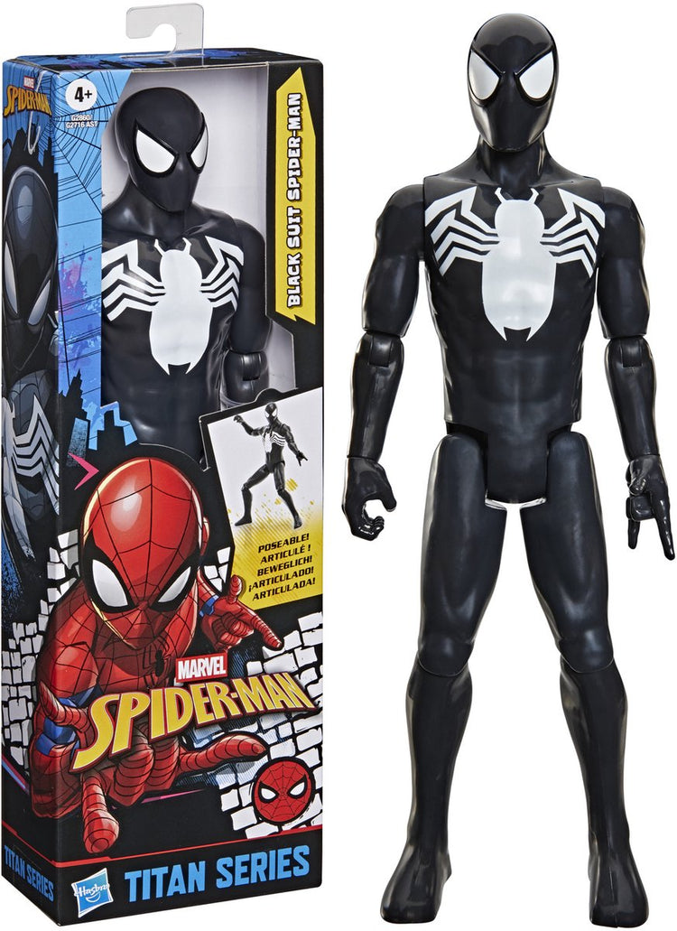 Hasbro Marvel Spiderman Titan Series Spiderman Symbiote Jouant Figure