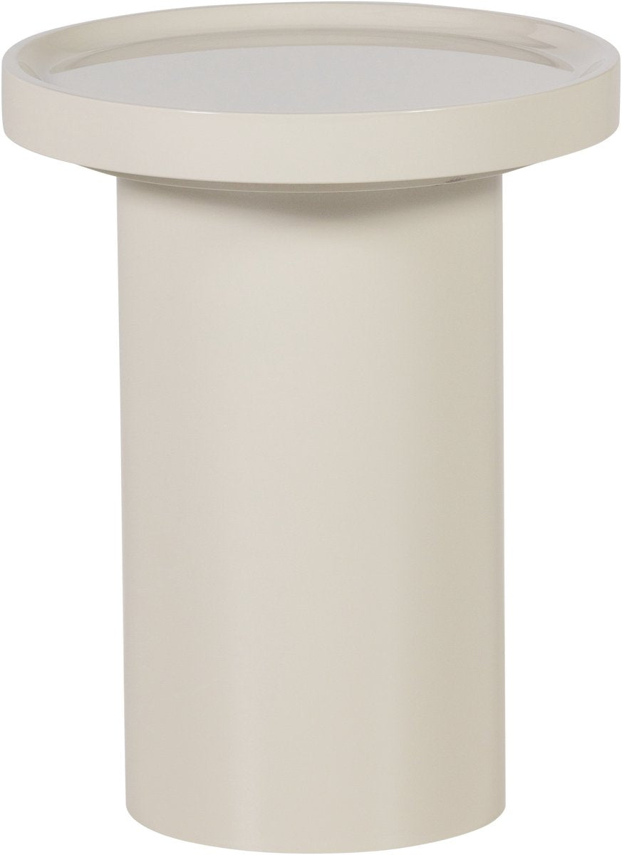 Table d'appoint Woood Veluna 40 cm - bois - sable brillant - 50x40x40