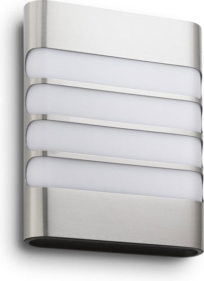Philips LED Applique Philips MyGarden Raccoon - LED - acier inoxydable