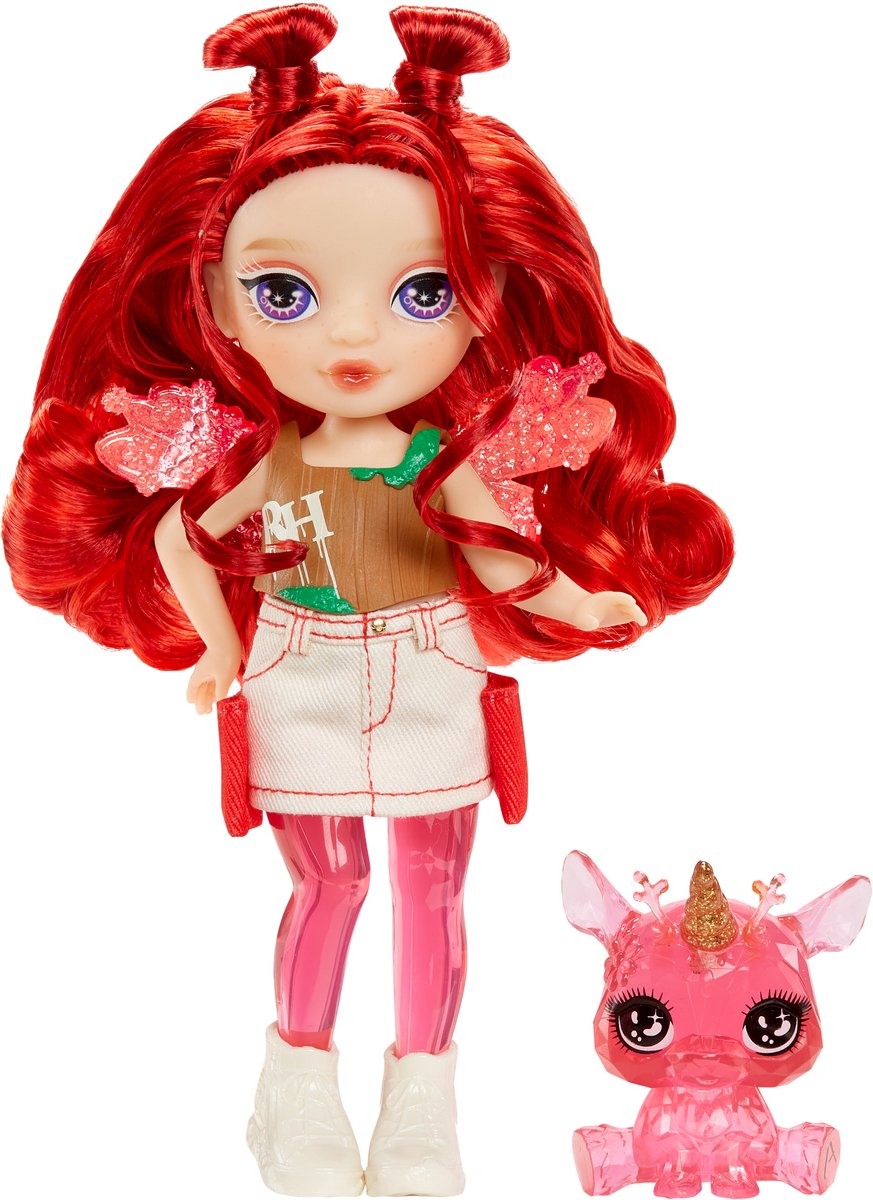 Rainbow High Littles Rainbow Fantasy Fée Poupée Pomme (rouge)