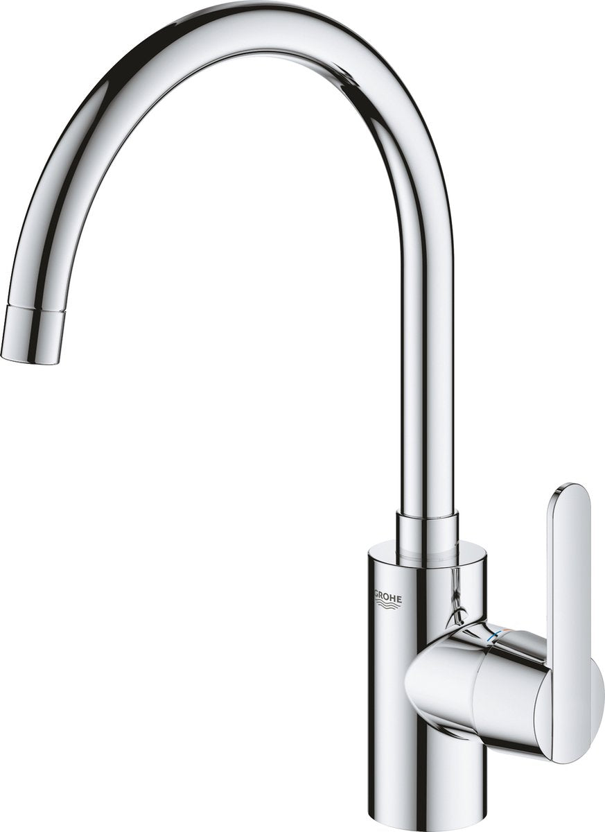 Robinet de cuisine Grohe get - bec pivotant - chrome