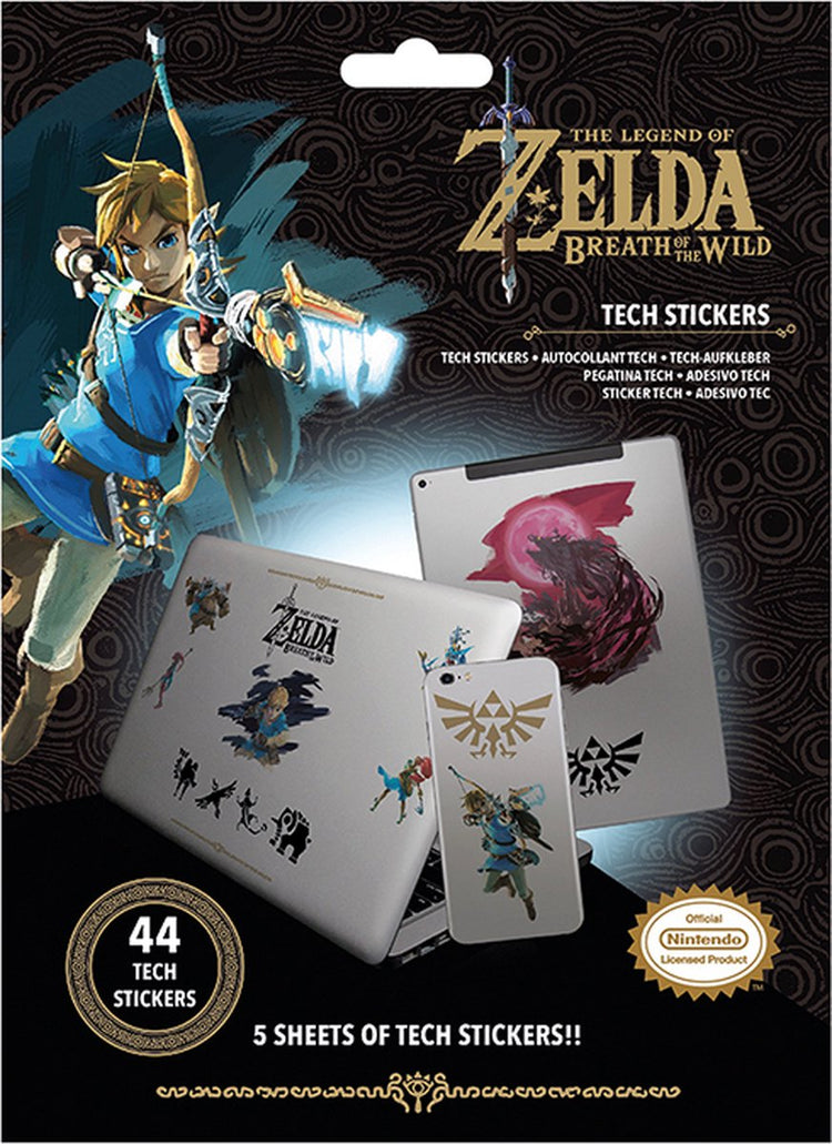 Pyramid international la légende de Zelda Breath of the Wild - pack d'autocollants techniques