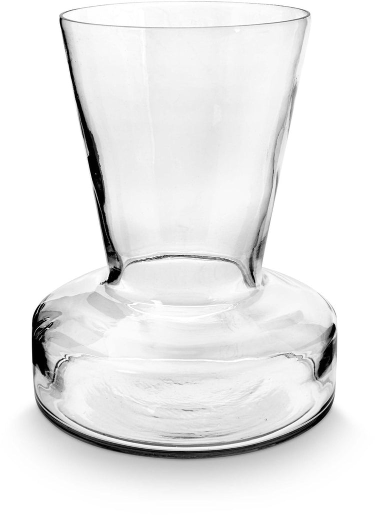 Pip studio vtwonen - basic - vase - transparent - verre - 16x16x19cm