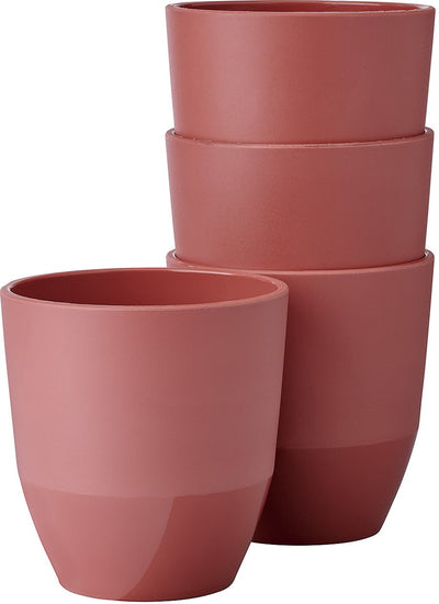 Mepal tasse silueta - 4x 200 ml - tasse à café - mauve vif