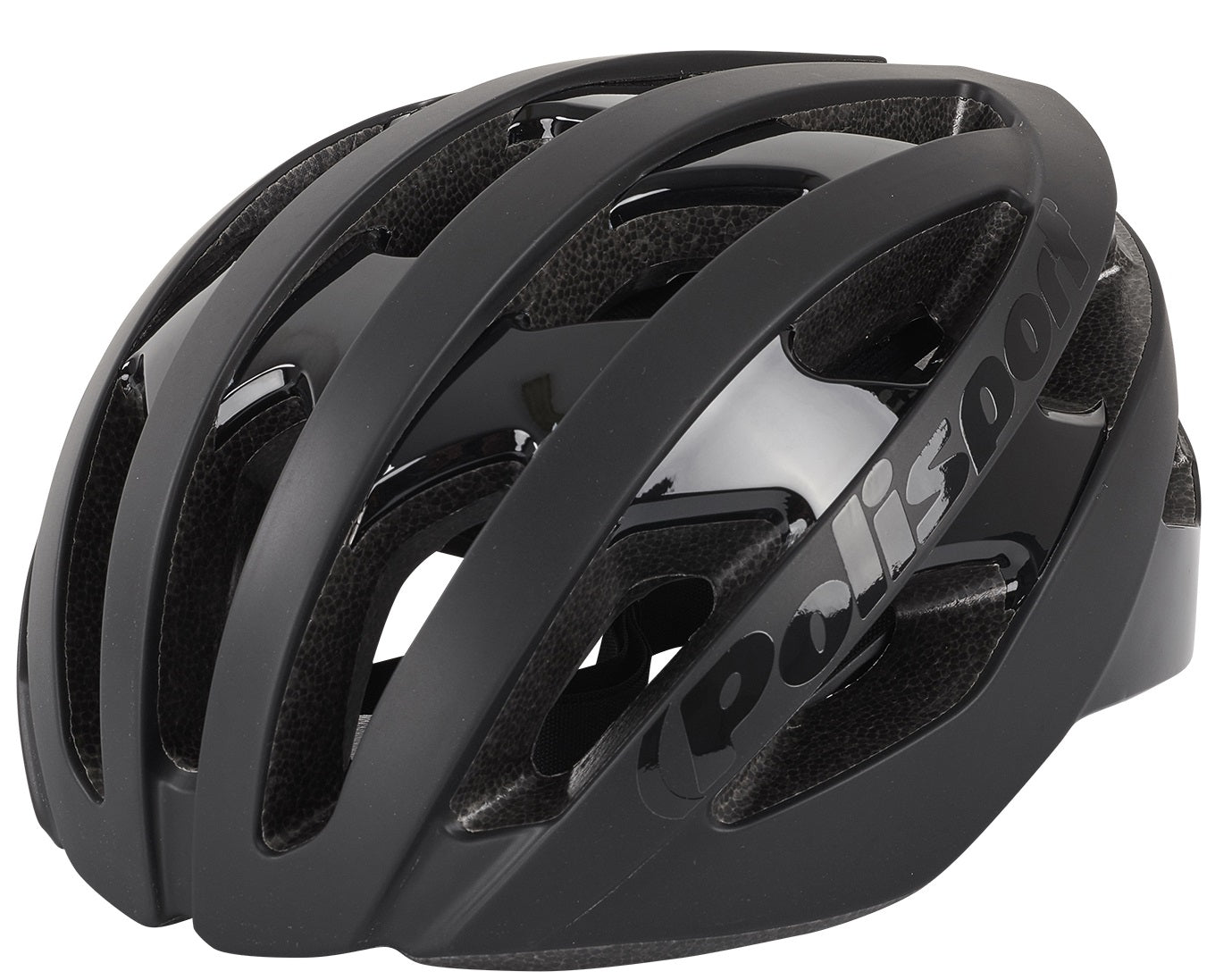 Polisport Light Pro Bicycle Casque M 52-58cm Matt Black Black