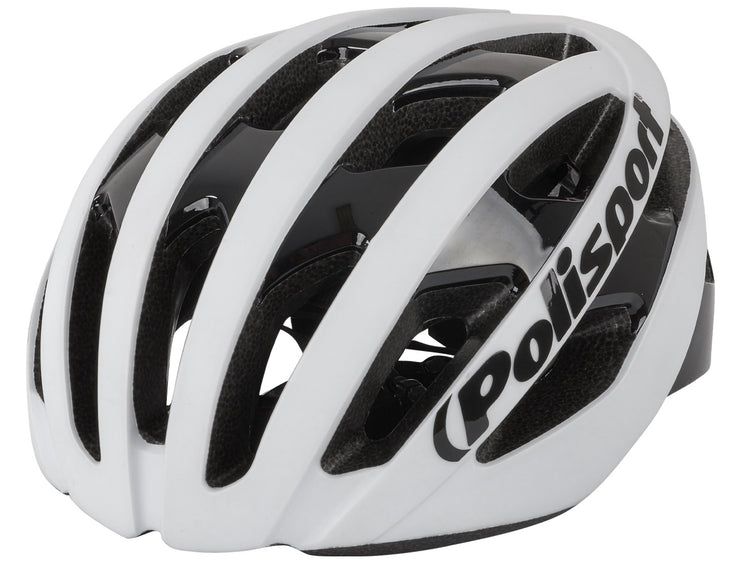 Polisport Light Pro Bicycle Casque L 58-62 cm Mat blanc noir