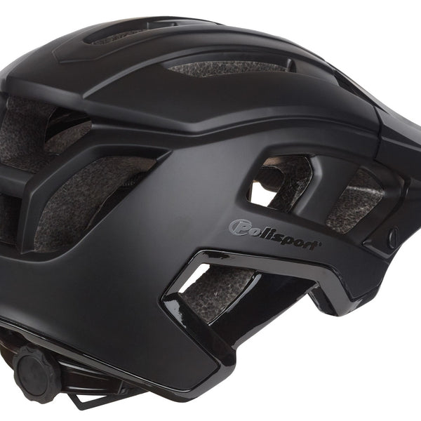 Polisport mountain pro casque de vélo m 55-58cm noir