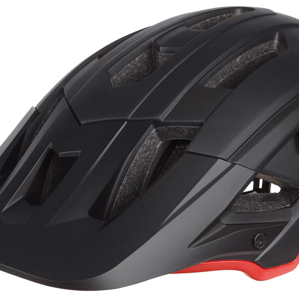 Polisport mountain pro casque de vélo m 55-58cm noir/rouge