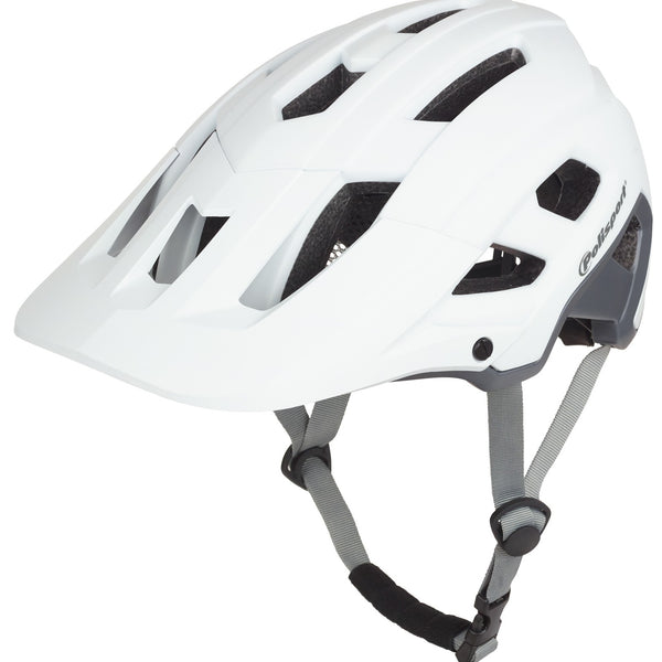 Polisport mountain pro casque de vélo m 55-58cm blanc/gris