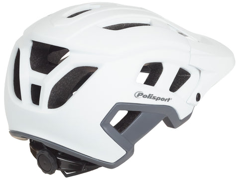 Polisport mountain pro casque de vélo m 55-58cm blanc/gris