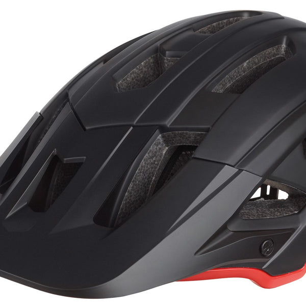 Polisport mountain pro casque de vélo l 58-61cm noir/rouge