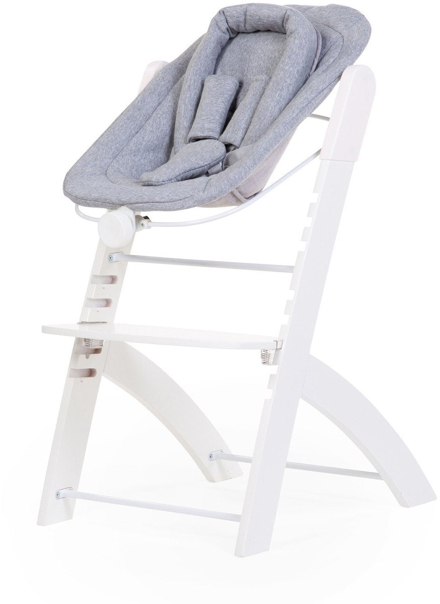 Siège nouveau-né Childhome evosit – avec housse en jersey – blanc gris – pour evosit lambda 3 – à partir de 0 mois