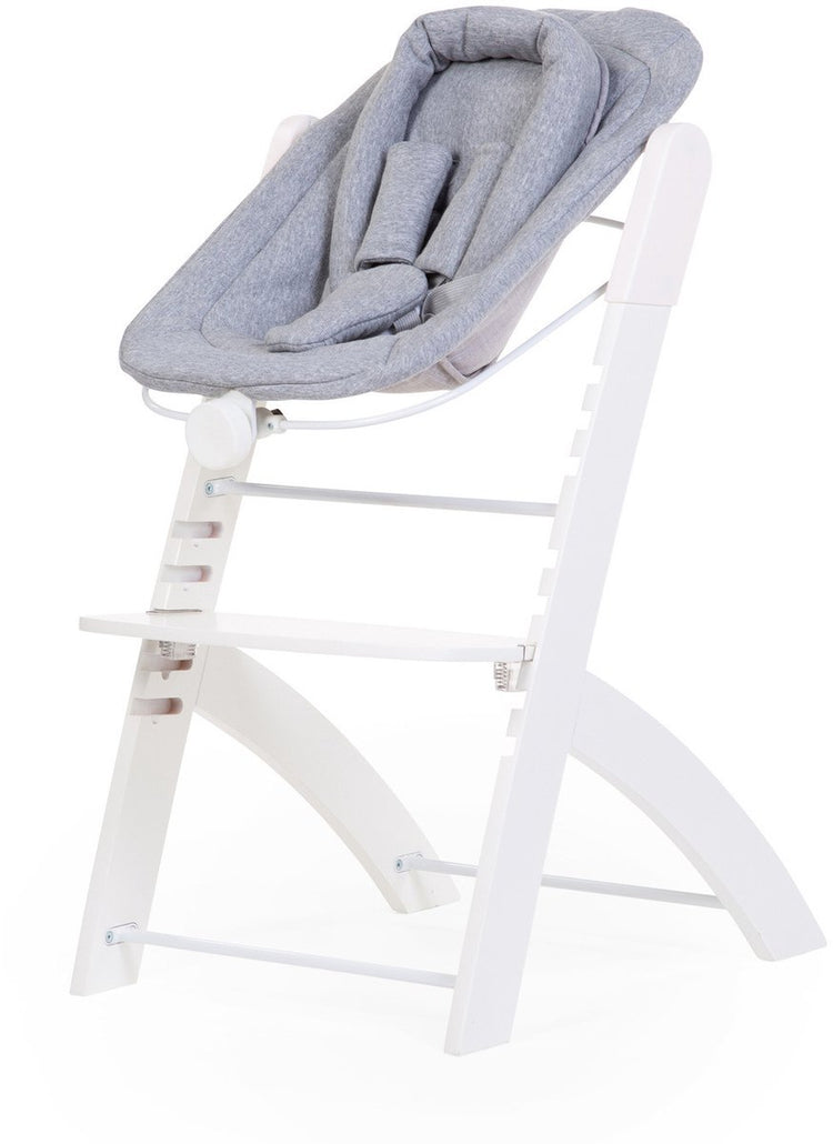 Siège nouveau-né Childhome evosit – avec housse en jersey – blanc gris – pour evosit lambda 3 – à partir de 0 mois