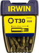 Irwin torx t30 - 1 4” 25 mm - 10 pièces - 10504356