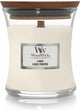 Bougie parfumée Woodwick mini bougie - lin - 20 heures de combustion - 85gr - 8 cm ø 7 cm