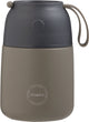 Aya ida aya ida - bouteille thermos - récipient alimentaire - acier inoxydable - garder au chaud - gourmand - 500ml - bois flotté