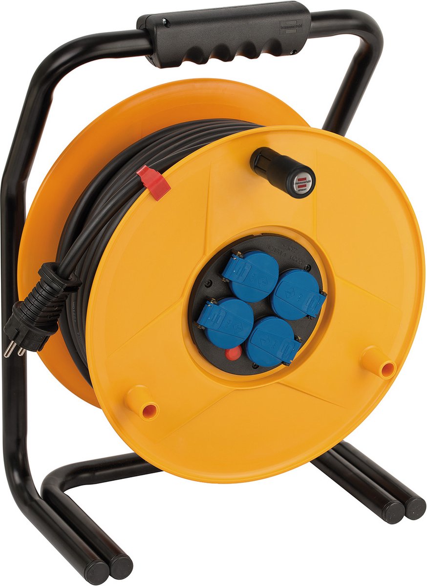 Brennerstuhl brobusta ip44 enrouleur de câble pour construction industrielle 40m h07rn-f 3g2.5 *fr*