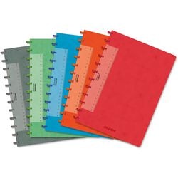 Cahier adoc papier carton 90g m2 21x29,7cm système de reliure lignée 144 pages 72 feuilles