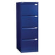 Commode à dossiers suspendus bisley 47x62,2x132,1cm 35k bleu foncé 4 tiroirs