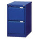 Commode à dossiers suspendus bisley 47x62,2x71cm poids 35kg bleu foncé 2 tiroirs
