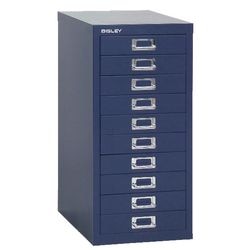 Armoire multi-tiroirs série 29 27,9x40,8x67cm 51cm bleu foncé