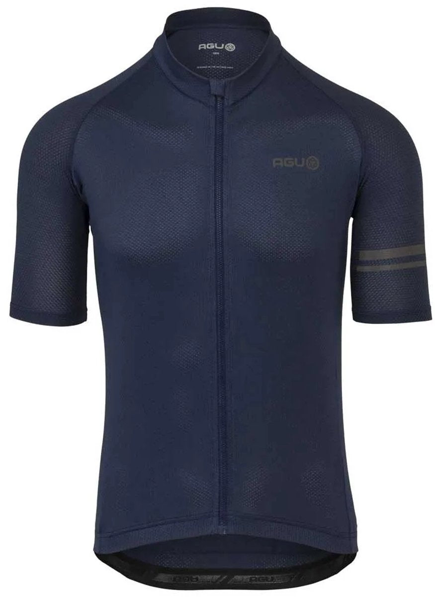 Agu core chemise de cyclisme essentiel hommes bleu profond