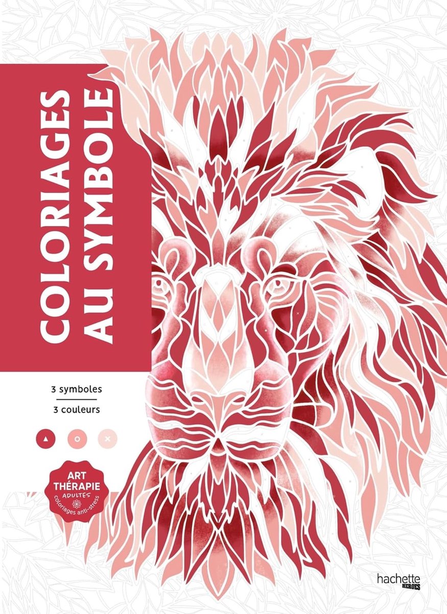 Hachette héros coloriages au symbole - - coloriage de symboles livre de coloriage pour adultes