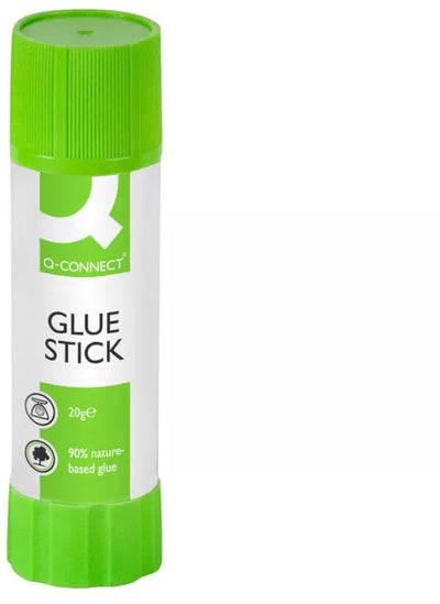 Bâton adhésif Q-connect 20 g, paquet de 12 pièces