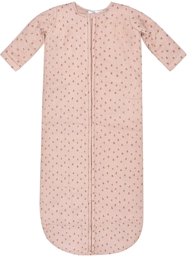 Snoozebaby gigoteuse hiver 6-14 mois - gigoteuse d'hiver coton bio - tog 2.0 rose cerise - rose -