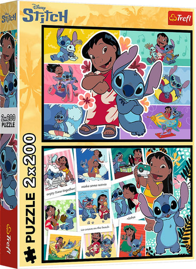 Puzzle Trefl Disney Lilo Stitch - 200 pièces - Puzzle enfant.
