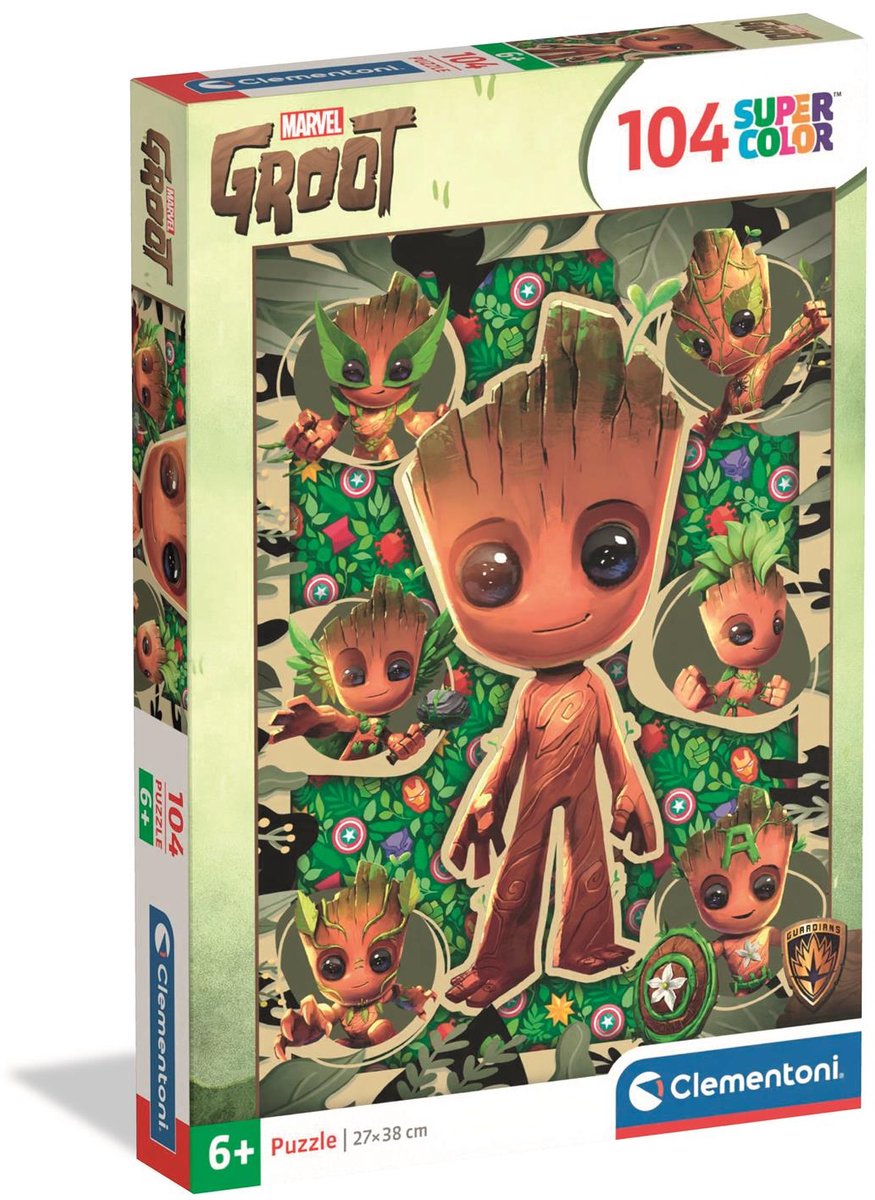 Clementoni - puzzle - 104 pièces - merveille grand - puzzle enfant - à partir de 6 ans
