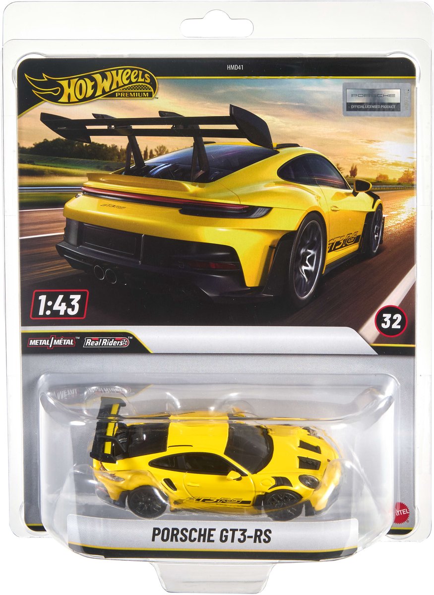 Hotwheels hotwheel porsche gt3-rs 1:43