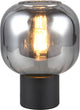 Trio diva - lampe de table - noir mat - excl. 1x e27 7 w - interrupteur à cordon