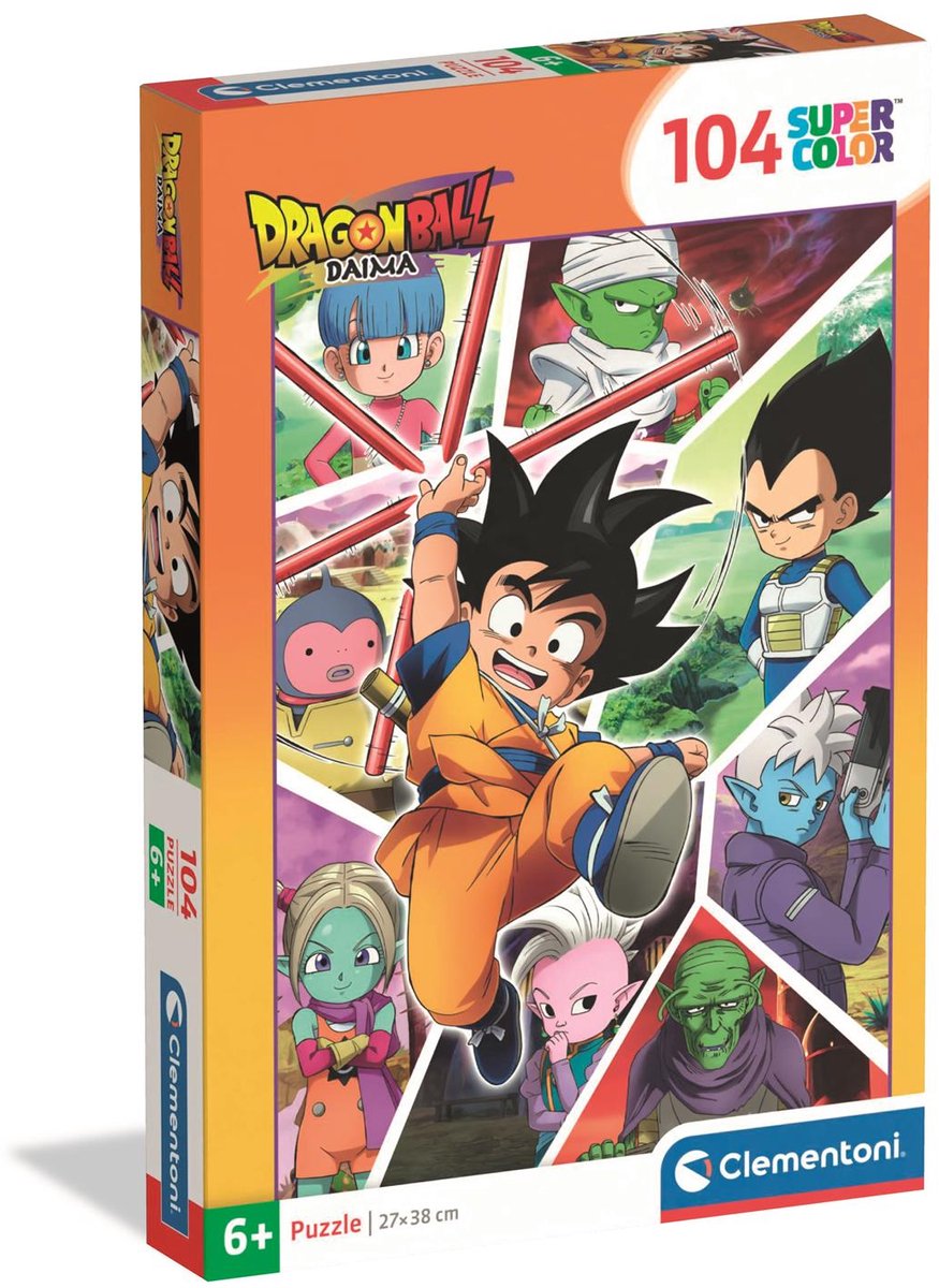 Clementoni - puzzle - dragon ball daima - portrait - 104 pièces - super - à partir de 6 ans
