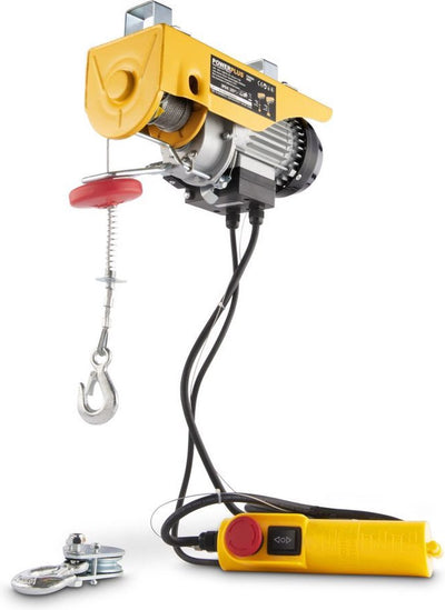 Palan électrique à câble Powerplus powx900 - 500w - max. 200 kg - câble en acier de 12 m