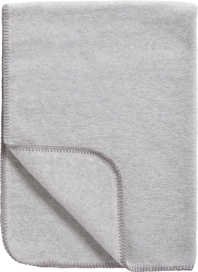 Couverture pour berceau Meyco baby uni - tissée - gris mélangé - 75x100cm - 1,0 tog