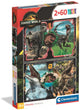 Clementoni puzzle monde jurassique, 2x60pcs.