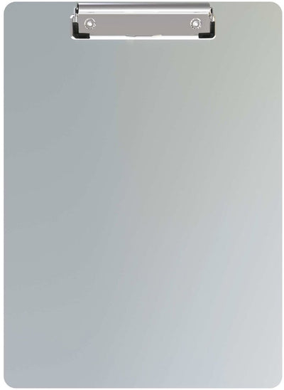 Maul porte-bloc a4 format portrait aluminium magnétique argent