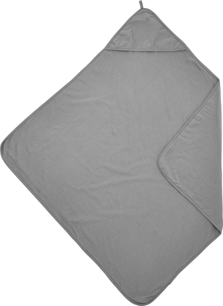 Cape de bain Meyco baby uni - gris - 80x80cm