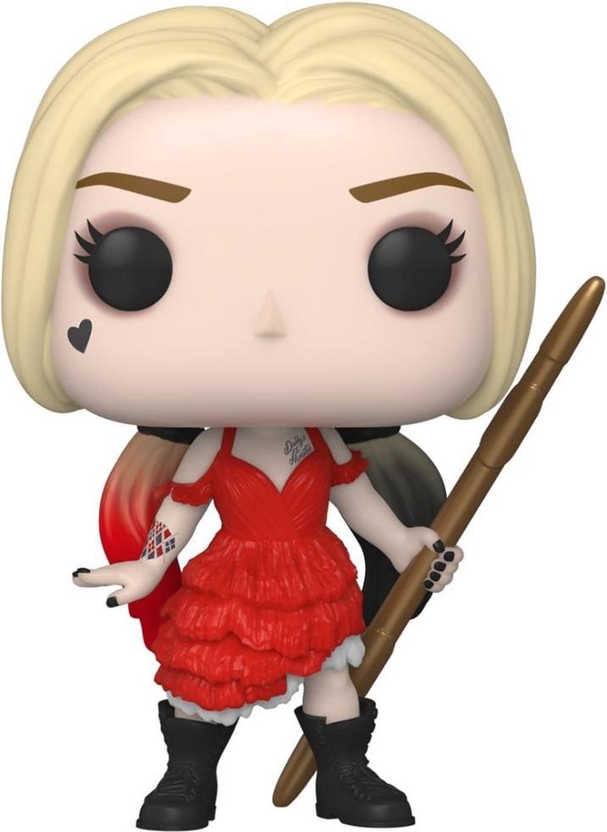 Funko harley quinn pop! figurine en vinyle 9 cm - l'escadron suicide (robe endommagée)