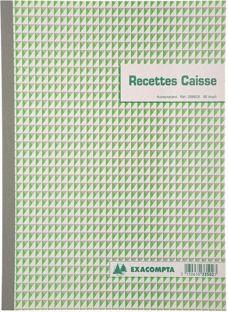 Exacompta reçus a4 français dupli 50 x 2 feuilles