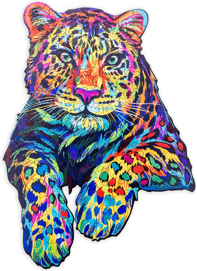 Puzzle en bois Engelhart Tigre - 161 pièces de puzzle uniques - Grand puzzle en bois de taille A3 - Jeu de puzzle d'animaux - Jeu de réflexion stimulant - Avec étui de rangement -