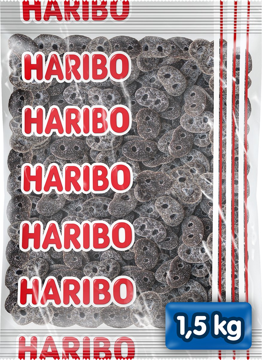 Bretzels à la réglisse Haribo - bonbons - sachet 1,5kg