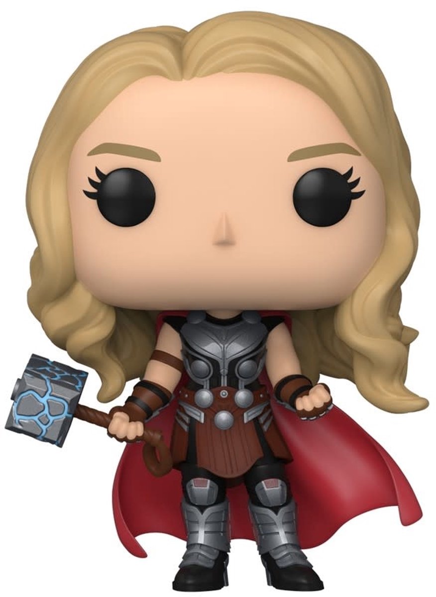 Marvel funko thor - thor : amour et tonnerre pop ! figurine collector du puissant Thor 9 cm - multicolore