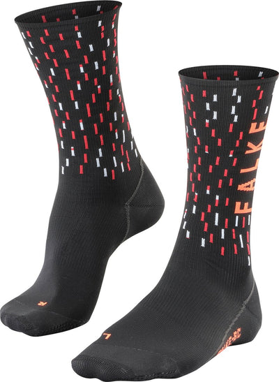 Falke bc chaussettes de cyclisme en matériau fonctionnel anti-ampoules unisexe noir - taille 37-38