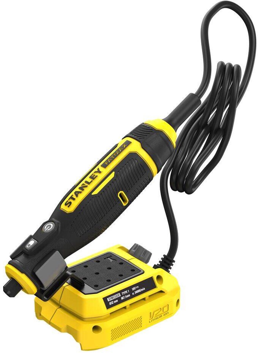 Multi-outil Stanley Fatmax 18V avec 33 accessoires (sans batterie) SFMCE030B-XJ